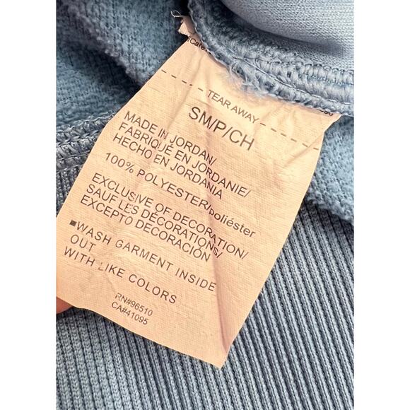 Under Armour Hoodie Loose ColdGear Women's Sz S Fleece Lined Light Blue Big Logo - Picture 9 of 11